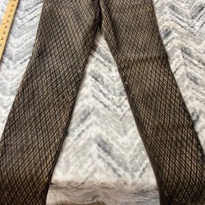 Women's TRUE RELIGION Snake Skin Print Pants Brown Size 25